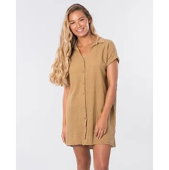 Dámské šaty šaty Rip Curl THE ADRIFT DRESS Mustard velikost M