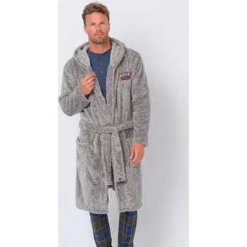 Dámský župan župan Animal ANDREW Dark Charcoal Marl velikost M/L