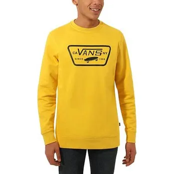 Pánská mikina Mikina Vans FULL PATCH CREW II Sulphur velikost S