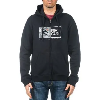 Pánská mikina Mikina Rip Curl RIPAWATU YARDAGE HZ FLEECE Black velikost XL