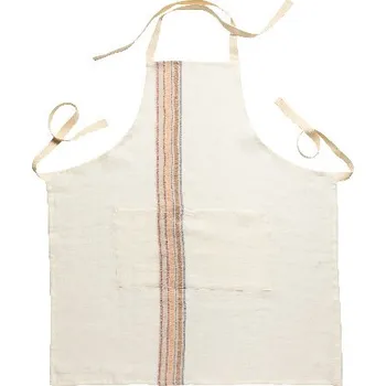 Kuchyňská zástěra Zástěra 100% len 78x71cm, CARMELA, hnědá|Caramel-cream (balení)|Casafina by Costa Nova