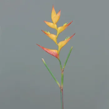 umělá květina Heliconia, orange-red, 95cm, 12/96|Ego Dekor