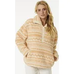 Mikina Rip Curl LA ISLA POLAR FLEECE Off White velikost XS