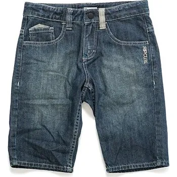 Pánská móda šortky Rip Curl DENIM ROLLED UP WALKSHORT Vintage Raw Rin velikost 16
