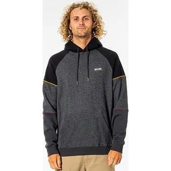 Pánská mikina Mikina Rip Curl SURF REVIVAL PANEL HOOD Washed Black velikost XXL