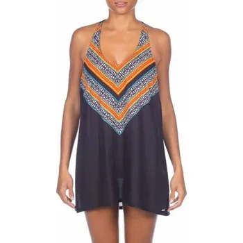 Dámské šaty šaty Rip Curl GYPSY QUEEN COVER UP Black velikost L