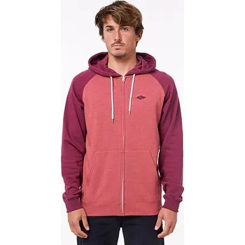 Dámská móda Mikina Rip Curl EMBROID HOODED ZIP THRU Dusty Mushroom velikost M
