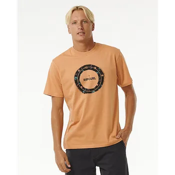 Pánské tričko Tričko Rip Curl FILL ME UP TEE Clay velikost S