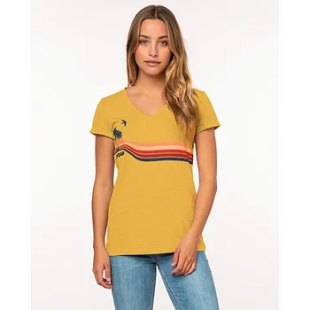 Tričko Rip Curl GOLDEN DAYS TEE Yellow velikost XS