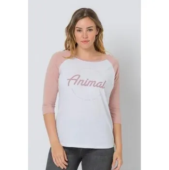 Pánské tričko Tričko Animal WASHOUT Woodrose Pink velikost 12