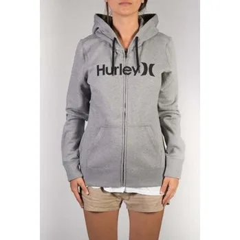 Pánská mikina Svetr Hurley ONE & ONLY ZIP FLEECE Heather Cool Grey velikost M