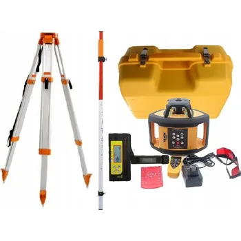 Měřící laser Rotační laser Vevor NL520 s digitálním senzorem, stativem a latí 2,4 m