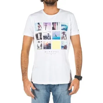Pánské tričko Tričko Rip Curl INSTASEARCH S/S TEE Optical White velikost S