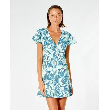 Dámské šaty šaty Rip Curl SUN RAYS MINI DRESS Dark Teal velikost L
