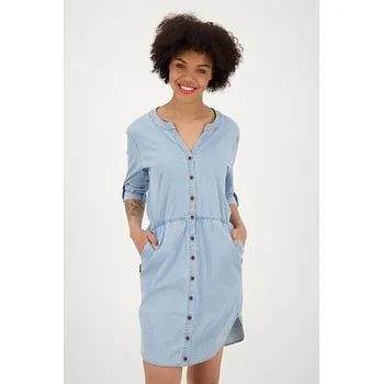 Dámské šaty šaty Alife and Kickin HANNAHAK Light Denim velikost XXL