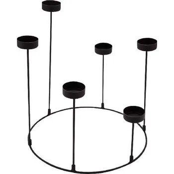 Svícen Svícen/Stojan na svíce, kruhový, pr.26xx28cm, ks|Ego Dekor