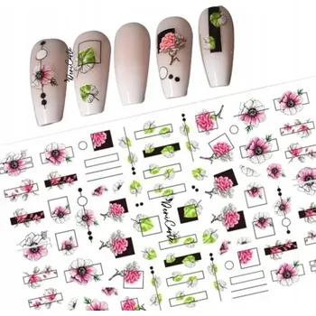 Přípravek na nehty SAMOLEPKY NA NEHTY SAMOLEPICÍ PRO ZDOBENÍ