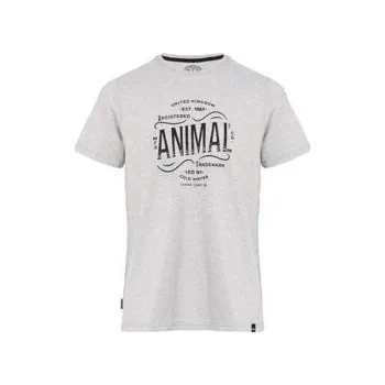 Pánská móda Tričko Animal BENNETT Grey Marl velikost XL
