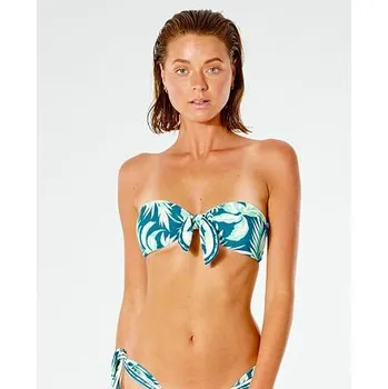 Dámské plavky Plavky Rip Curl SUN RAYS BANDEAU Dark Teal velikost L