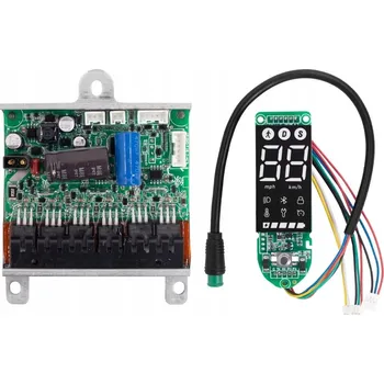 Příslušenství pro elektrokoloběžku Řídicí jednotka + displej s počítadlem kilometrů pro koloběžku Xiaomi 3 Lite