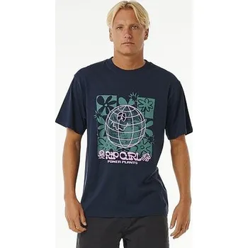 Pánské oblečení Tričko Rip Curl SWC EARTH POWER TEE Dark Navy velikost XL