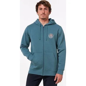 Pánská mikina Mikina Rip Curl HORIZION ZIP THRU HOOD Muted Green velikost XXL