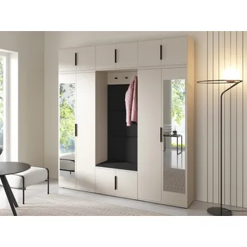 Předsíňová stěna Předsíňová stěna Bianco 2 - U/2 Barva panelů: Černá - Trinity 16