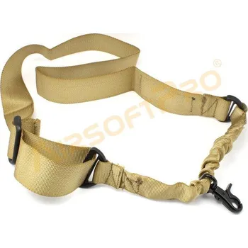 Airsoft EmersonGear Jednobodový pružný popruh - TAN