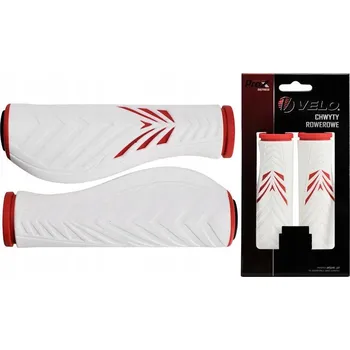 grip Gripy na kolo Velo ProX 130mm červeno-bílé