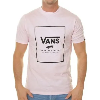 Tričko Vans PRINT BOX SS Vans Cool Pink/Black velikost M