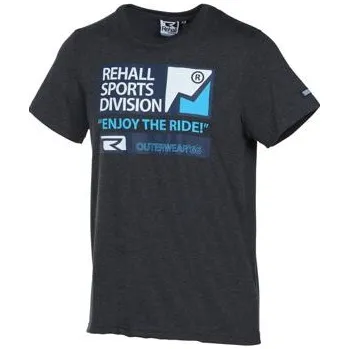 Pánské tričko Tričko Rehall REBEL-R graphite melange velikost M