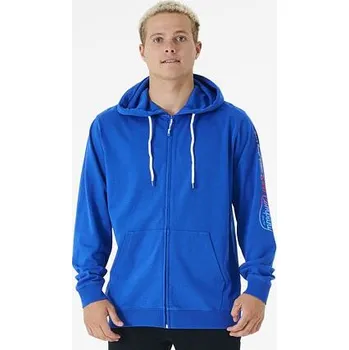 Pánská mikina Mikina Rip Curl SURF REVIVAL ZIP THRU HOOD Retro Blue velikost S