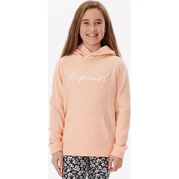 Dívčí mikina Mikina Rip Curl SCRIPT LOGO HOOD - GIRL Peach velikost 12