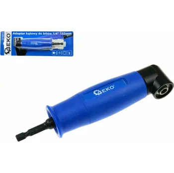 Příslušenství k vrtačce GEKO G15013 Úhlový nástavec pro šroubovák, vrtačku 155mm, 1/4", 90°