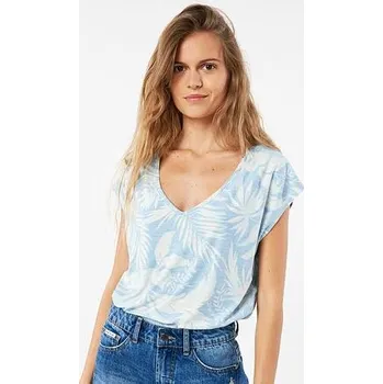 Pánské oblečení Tričko Rip Curl SUN RAYS REVERSE TEE Dark Teal velikost S