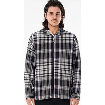 Pánská bunda Bunda Rip Curl MIND WAVE FLANNEL JKT Black velikost L