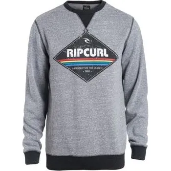 Pánská mikina Mikina Rip Curl DIAMOND CREW Beton Marle velikost S