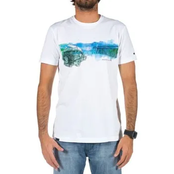 Pánské tričko Tričko Rip Curl WATERBASED COMBIE S/S TEE Optical White velikost XL
