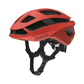 Cyklistická přilba Cyklistická helma Smith TRACE MIPS Matte Patrol / Crimson velikost M