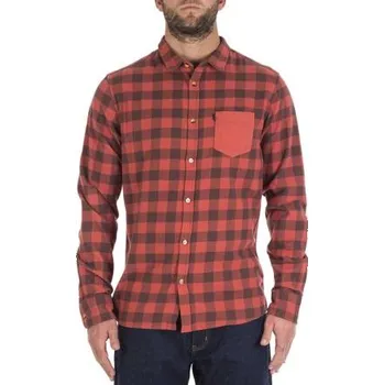 Pánská košile Košile Rip Curl DROPPED LS SHIRT Ketchup velikost L