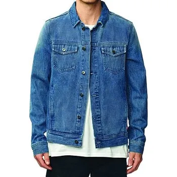 Pánská casual bunda Bunda Globe STALKER DENIM JACKET Motor Blue velikost M