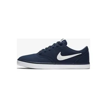 Pánské tenisky Boty Nike SB CHECK SOLARSOFT CANVAS Midnight Navy/White velikost 45.0