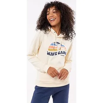 Pánská mikina Mikina Rip Curl MELTING WAVES HOOD FLEECE Off White velikost S