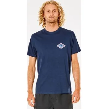 Pánské tričko Tričko Rip Curl SWC RUBBER SOUL TEE Navy velikost XL