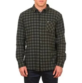 Pánská košile Košile Rip Curl THE SPIT FLANNEL L/S SHIRT Amazon Green velikost XL