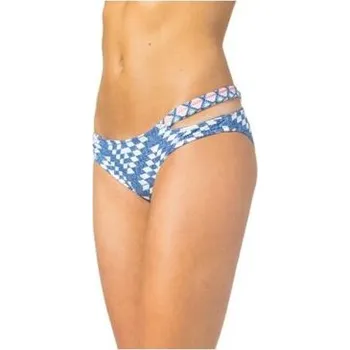 Dámské plavky Plavky Rip Curl DEL SOL LUXE HIPSTER Blue velikost L