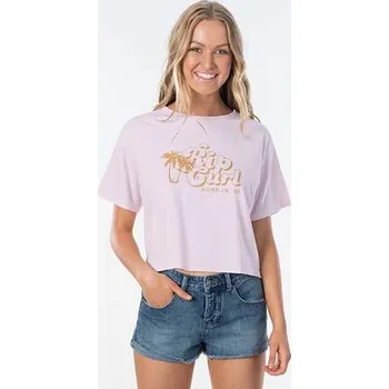 Pánské tričko Tričko Rip Curl PARADISE COVE TEE Lilac velikost XS