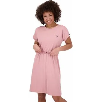 Dámské šaty šaty Alife and Kickin NORAAK A Mauve Melange velikost M