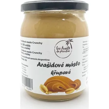 Arašídové máslo Crunchy 900 g LES FRUITS DU PARADIS
