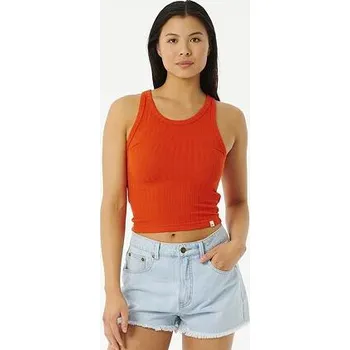 Tílko Rip Curl PREMIUM RIB TANK Hot Orange velikost M